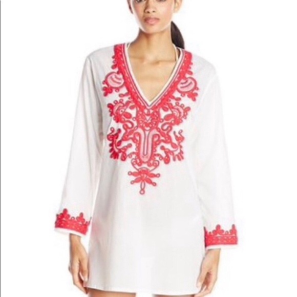 La Blanca Bali Garden Beach Pool Coverup Medium - Picture 7 of 8